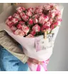 Букет из 15 кустовых роз Карнавал  1