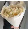 Монобукет из пионовидных роз Крем  1