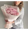 Букет из 15 пионов 4