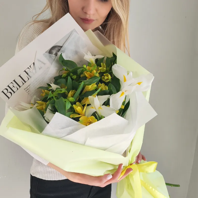 Букет Белый ирис 1