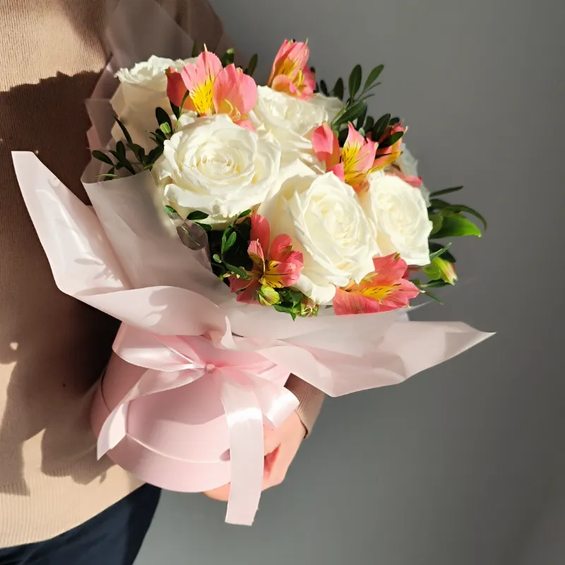 Коробка с цветами Секрет 1