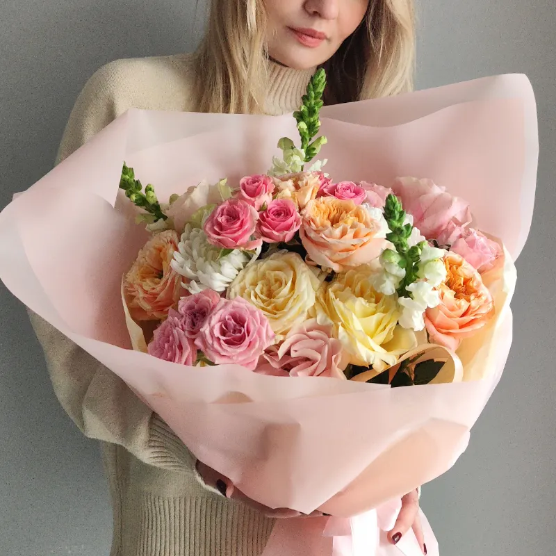 Букет Нежный априкот 